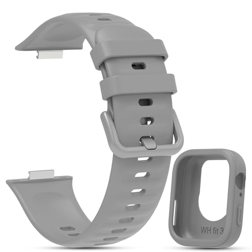 SenMore Silicone Strap Compatible with Huawei Watch Fit 3 Smartwatch, Silicone Protective Case Cover - Image 2