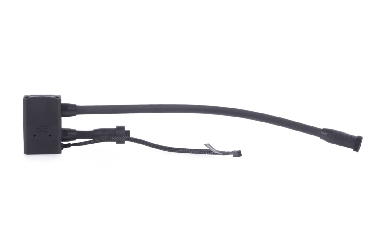 Alphacool Eisstation DC80 - AIO Power Unit Wasserkühlung Befüllhilfe mit 75 l/h Durchfluss und 14 dB Lautstärke für Desktop und Laptop