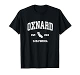 Oxnard California CA Vintage Athletic Sports Design T-Shirt