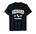 Oxnard California CA Vintage Athletic Sports Design T-Shirt