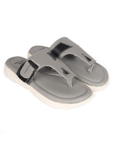 Image of Carlton London women's Adjustable Strap Thong Comfort Slipper