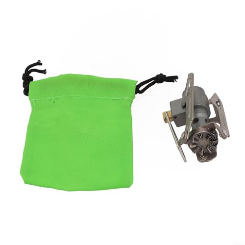 BildeeMait Estufa de gas portátil BRS-3000T de titanio para camping, quemador ultraligero de 2700 W con llama de alta velocidad para cocinar al aire libre, senderismo y picnic