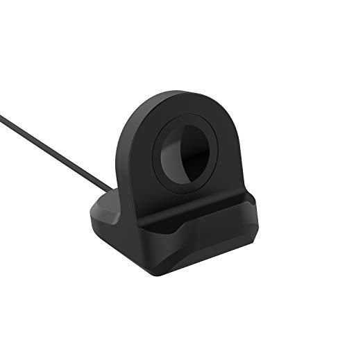 AWINNER Compact Stand Compatible with Samsung Galaxy Watch 4 44mm/Classic 46mm/Watch 3 41mm 45mm/Active 2 40mm 44mm/Active 40mm-Nightstand Mode-Support Charger Bracket Integrated Cable Management Slot - Thumbnail 3