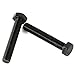 Mellewell M10 x 70mm Hex Head Screw Bolts, Fully Threaded, Alloy Steel Grade 12.9, Black Oxide Finish, Quantity 8