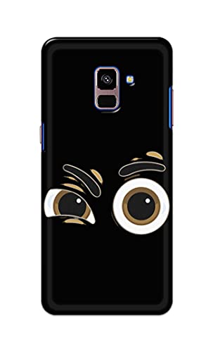 Image of PRINTFIDAA Funky Expression of Cartoon Eyes Printed Designer Hard Back Case Cover for Samsung Galaxy A8 Plus (2018), A730F, A730F / DS -(SF) MVN1004