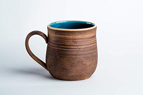 Pottery Coffee Mug Blue Ceramic Mug Tea Cup Rustic Mug Handmade Coffee Mug Stoneware Mug #TOP2