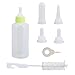 Kitten Bottle Feeding Kit, Professional Kitten Nursing Bottle with Nipple & Cleaning Brush Newborn Pet Feeding Supplies for Baby Cat Puppies Rabbits & Small Animals
