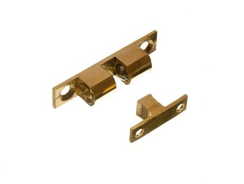 Loquet à bille laiton 42mm réglable contre les placards qui s'ouvrent seuls