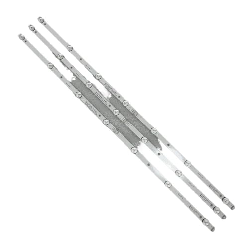 PIGLOLKINY Tira de LED for iluminación trasera 7LED for Toshiba 40L3750VM 40L4750A MS-L1717 V1 PTV40E21 40E2 RF-AZ400E30-0701S-11 40L48504B 40L48804M(3pcs 7LED For 1 TV)