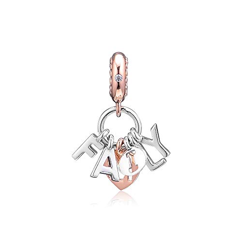 Perle pendante familiale argent 925 compatible charms originaux