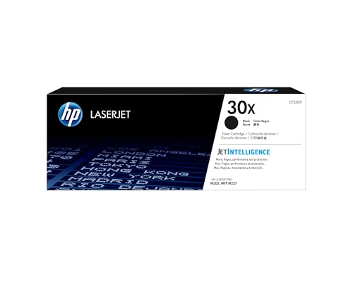 Image of HP 30X Black High-Yield Toner Cartridge | Works LaserJet Pro M203 Series, LaserJet Pro MFP M227 Series | CF230X