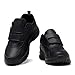 Yadurdu Kids Sneakers Boys Girls Walking Jogging School Sports ightweight Breathable Running Shoes All Black Size 4