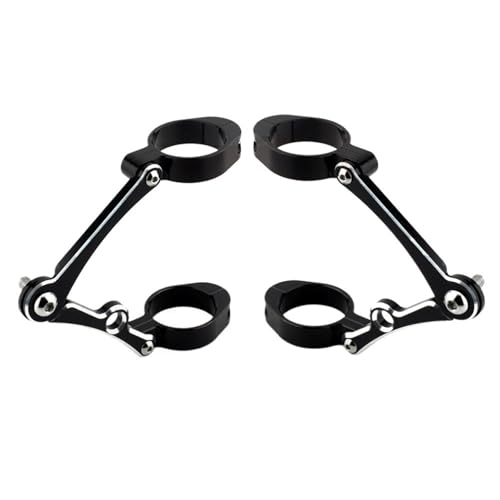 Soporte para faros delanteros acabado premium para Harley Bobber 5