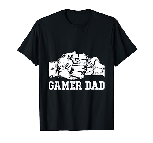 Gamer Dad Gaming Daddy Game Player Padre Hobby Videojuegos Camiseta