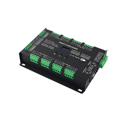 ONTYLTFP LED DIM CCT RGB RGBW Light Strip Controller DMX512 decoder 32 Channels Output high Frequency 1K2K4K8K Optional