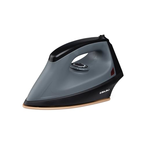 Bajaj Herculo Heavy Weight Dry Iron | 1100W | Duraglide Anti-Bacterial Non-Stick Soleplate