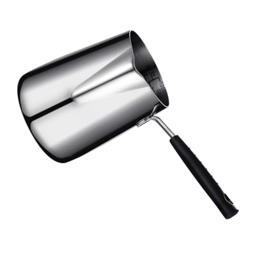 BEBEMOKO Cacerola De Acero Inoxidable Mini Freidora De Leche Olla Profunda De Cocina Para Cocinas De Inducción y Uso Diario