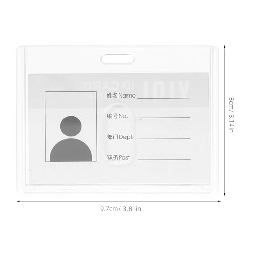 Evite el desgaste de sus pases con la funda de tarjeta transparente reutilizable 2