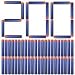 Charmed 200 Nerf N Strike Blaster Compatible Dart Bullets