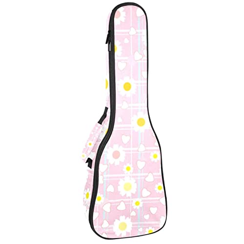 Sac de transport ukulélé ténor soprano rembourré motif fleurs