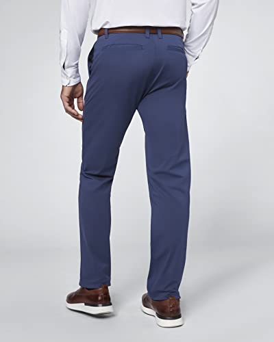 Rhone Commuter Men's Pants, Classic-Fit Mens Dress Pants, All-Day Comfort, Stretch Fabric, Work Pants for Men, Relaxed-Straight Leg Mens Casual Pants, Wrinkle Resistant Navy W36-33L3