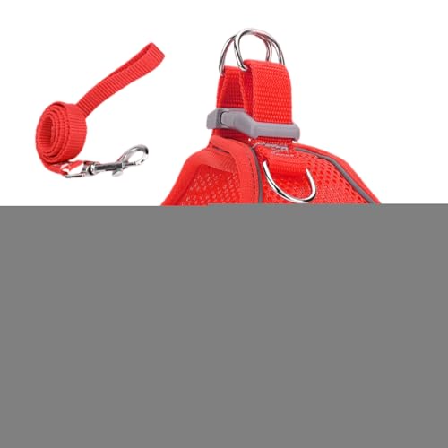 脱走防止 猫用ハーネス,キャットハーネス リードセット - 子犬 小型犬 ペット用 ベスト 首輪 安全トレーニング お散歩 旅行 ハイキング バックパック アウトドア 冒険用