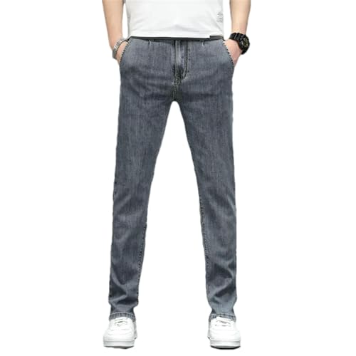 Mens Summer Stretch Skinny Jeans Men Casual Slim Fit Denim Elastic Pants Male Trousers