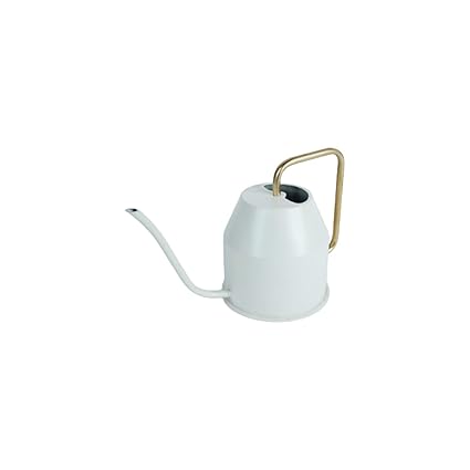Wonderland 1 Liter White Metal Watercan for Home use
