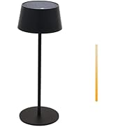 ANTELA Solar Table Lamp Wireless Dimmable LED Table Lamp Outdoor Rechargeable Warm White Light 300...