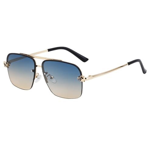 Lunettes de soleil sans cadre homme 2024 tendances protection UV400