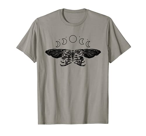Fairycore Aesthetic Fairy Grunge Thorax Phases de la lune T-Shirt