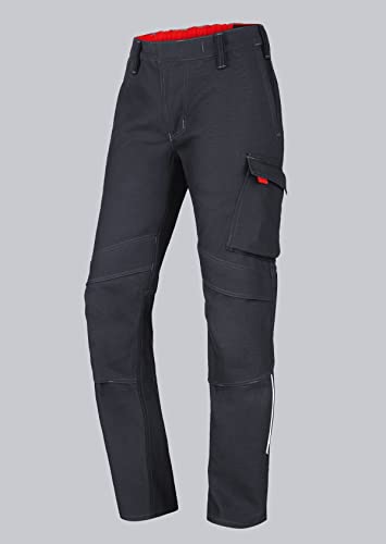 BP 2610-835-5632 Arbeitshose, 43% Modacryl/33% Baumwolle/14% Polyamid/9% Lyocell/1% Sonstige Fasern, Anthrazit/Schwarz, Modern fit, Größe 46n