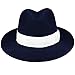 Bollman Hat Company 1920s Collection Fedora Navy