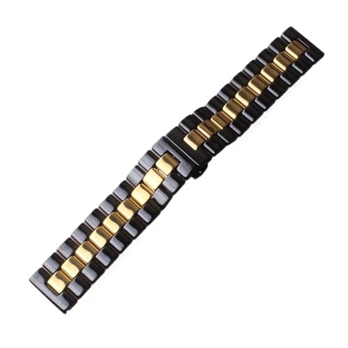 Bracelet de montre céramique noire 22 mm pour changer facilement de style de montre