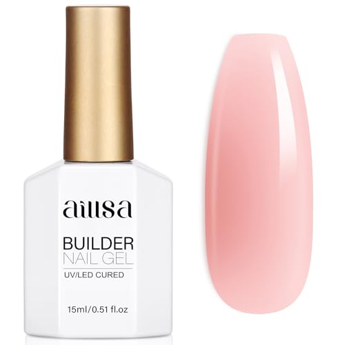AILLSA Base and Top Coat Gel Nail Polish Top and Base Coat Nail Polish Soak Off Long Lasting Clear Base Gel High Gloss Shine No Wipe Top Coat for DIY Nail Art at Home 0.51 Fl Oz