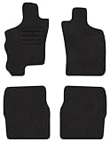 Alfombrillas de terciopelo para Fiat Palio I Set negro
