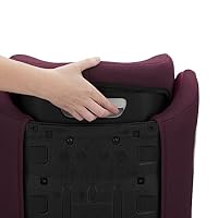 kk Kinderkraft JUNIOR FIX2 I-SIZE Kindersitz 15-36kg, mit Isofix, Gruppe 2/3, 100-150 cm, Einstellbare Rückenlehne, Kopfstütze, spezielle Sicherheitssysteme, Leicht zu tragen, Burgund, 6.3 kg – Ansicht 6