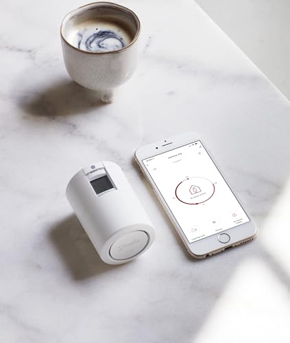 Danfoss Ally Smart Heizkörperthermostat - Zigbee Steuerung, kompatibel mit Alexa, einfache App-Bedienung