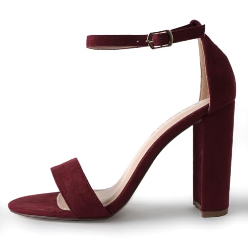 J. Adams Shirley Heels for Women - Ankle Strap High Heel Dressy Sandals2