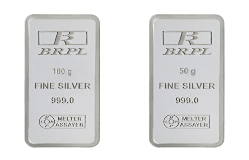Bangalore Refinery 999 Purity Combo of 100gms + 50gms Silver Bars cum Coins (B0C2Q6115G) Amazon Price History, Amazon Price Tracker