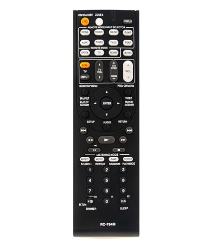 Télécommande de rechange RC-764M pour récepteur AV Onkyo TX-SR508