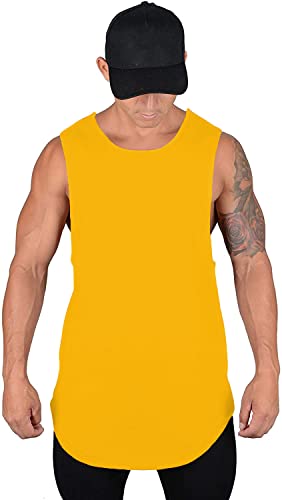Image of THE BLAZZE 0060 Men's Sleeveless T-Shirt Vest Tank Tops Muscle Tee Gym Bodybuilding Vests Fitness Workout Train Stringers