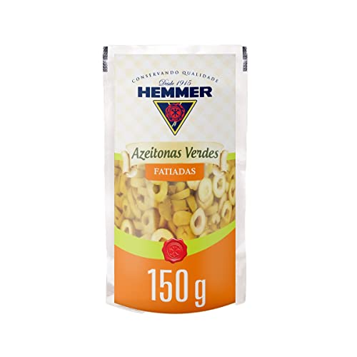 Hemmer Azeitonas Verdes Fatiadas Sachê 150G