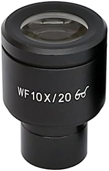 Lab Microscope Accessories WF10X High Eye-Point Microscope Eyepiece Field of View 20mm Eyepiece Mounting 23.2mm for Biological Microscope, with or Without Reticle Scale (Size : 1 PC with Scale)