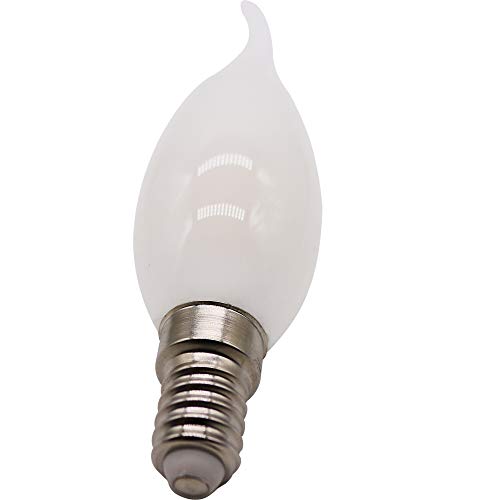 Mengjay Lampada LED a filamento in vetro di latte