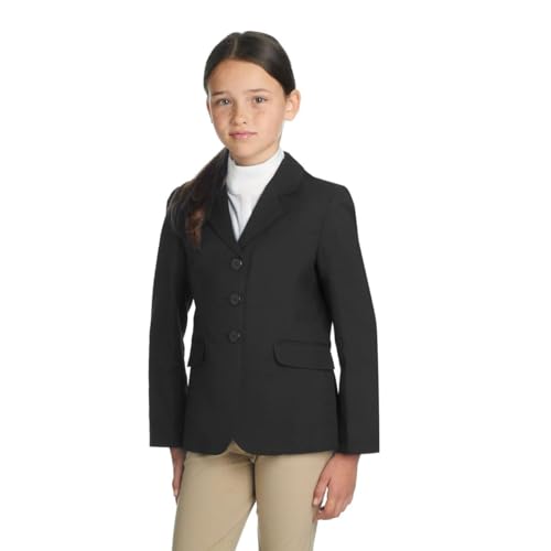 Ovation Destiny 3 Button Child Show Coat 8R Black