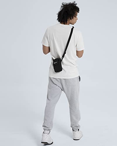 WATERFLY Bauchtasche Gürteltasche Hüfttaschen Handytasche: Kompakt Klein Multifunktional Gürtel Tasche mit Karabiner für Damen Herren EDC Camping Wandern Klettern Reisen Jagd Angeln