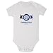 Inter Unisex - Bimbi 0-24 Body Neonato Grafica Scudetto, Body Campioni d'Italia, 100% Cotone, Nerazzurro, 12-18 Mesi immagine