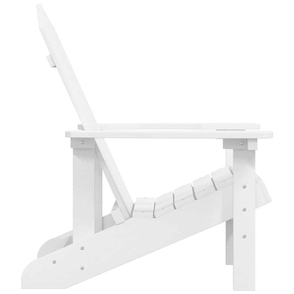 Adirondack krzesło ogrodowe HDPE białe
