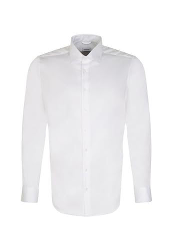 Chemise d'affaires Seidensticker anti-plis homme blanc d'encolure 37 cm